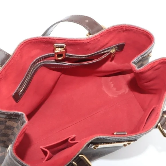 Authentic Louis Vuitton Damier Hampstead MM - Picture 9 of 13